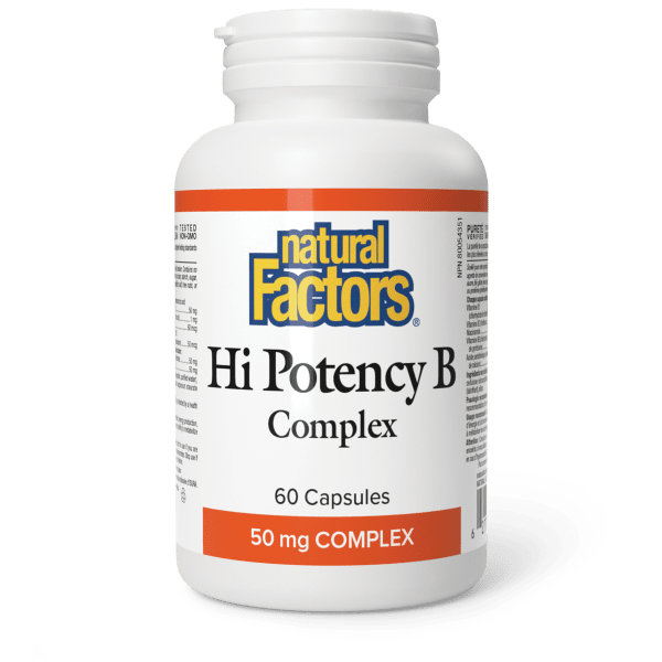 Hi Potency B Complex 50 mg 60 Capsules, image-hi-res
